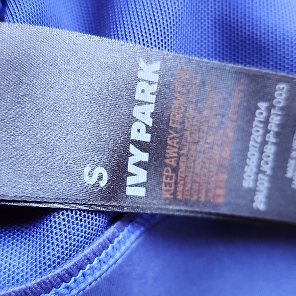 Ivy Park Sports Bra Blue sz S Women's - Picture 4 of 6